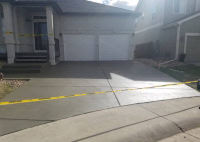 residential cement driveway p1
